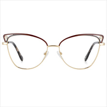 Load image into Gallery viewer, 53685 Retro Cat Eye Metal Optical Prescription Glasses Frames  Women Computer Eyeglasses