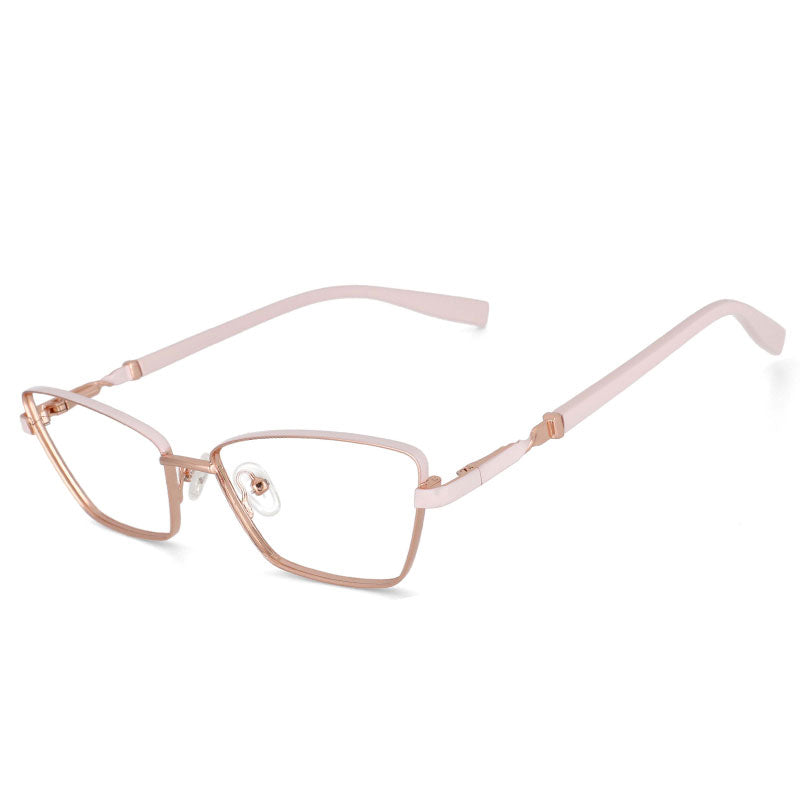 53698 Cat Eye Lady Anti Blue Light  Optical Glasses Frames Women Computer Eyeglasses