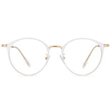 Load image into Gallery viewer, 53702 Anti Blue Light Round Metal Optical Glasses Frames Women Computer Eyeglasses