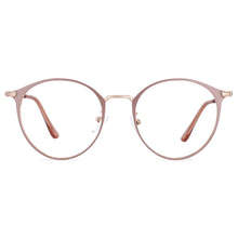 Load image into Gallery viewer, 53702 Anti Blue Light Round Metal Optical Glasses Frames Women Computer Eyeglasses
