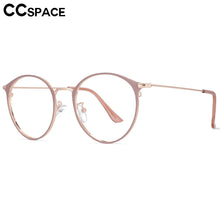 Load image into Gallery viewer, 53702 Anti Blue Light Round Metal Optical Glasses Frames Women Computer Eyeglasses
