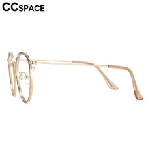 Load image into Gallery viewer, 53702 Anti Blue Light Round Metal Optical Glasses Frames Women Computer Eyeglasses