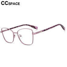 Load image into Gallery viewer, 53704 Square Metal Optical Glasses Frames Anti Blue Light Women Computer Eyeglasses