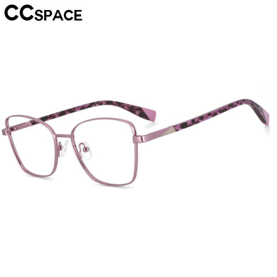 53704 Square Metal Optical Glasses Frames Anti Blue Light Women Computer Eyeglasses