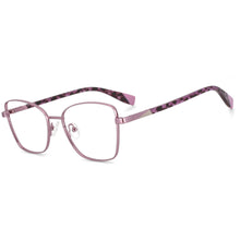 Load image into Gallery viewer, 53704 Square Metal Optical Glasses Frames Anti Blue Light Women Computer Eyeglasses