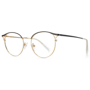 53716 Cat Eye Round Optical Glasses Frames Prescription Women Computer Eyeglasses
