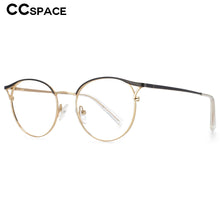Carica l&#39;immagine nel visualizzatore di Gallery, 53716 Cat Eye Round Optical Glasses Frames Prescription Women Computer Eyeglasses