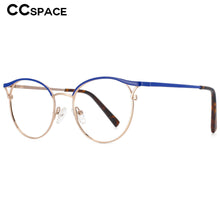 Carica l&#39;immagine nel visualizzatore di Gallery, 53716 Cat Eye Round Optical Glasses Frames Prescription Women Computer Eyeglasses