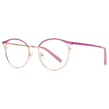 Carica l&#39;immagine nel visualizzatore di Gallery, 53716 Cat Eye Round Optical Glasses Frames Prescription Women Computer Eyeglasses