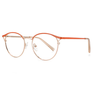 53716 Cat Eye Round Optical Glasses Frames Prescription Women Computer Eyeglasses