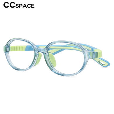 53720 Kids Anti Blue Light Glasses Frames Student Super Soft Comfortable Silicone Protect Eyesight Removable Eyeglasses