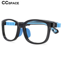 Load image into Gallery viewer, 53724 Kids Anti Blue Light Glasses Frames Removable Super Soft Comfortable Silicone Protect Eyesight Student Eyeglasses