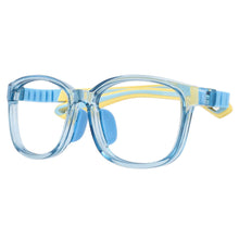 Load image into Gallery viewer, 53724 Kids Anti Blue Light Glasses Frames Removable Super Soft Comfortable Silicone Protect Eyesight Student Eyeglasses