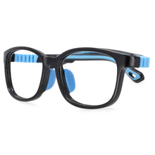 Load image into Gallery viewer, 53724 Kids Anti Blue Light Glasses Frames Removable Super Soft Comfortable Silicone Protect Eyesight Student Eyeglasses