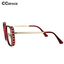 Load image into Gallery viewer, 53727 TR90 Square Anti Blue Light Glasses Frames Women Hollow Computer Eyeglasses