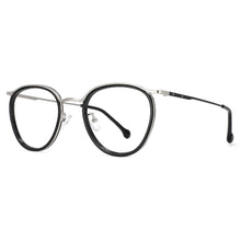 Load image into Gallery viewer, 53728 Anti Blue Light Round Optical Glasses Frames Retro Men Women TR90 Computer Eyeglasses