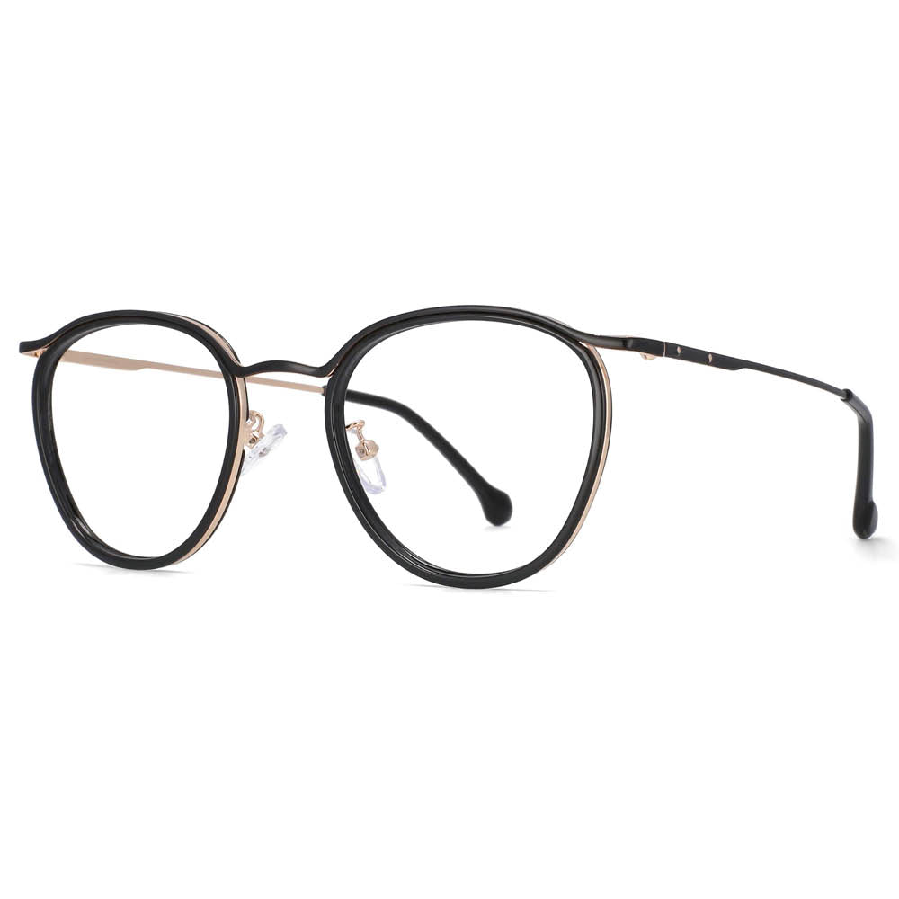 53728 Anti Blue Light Round Optical Glasses Frames Retro Men Women TR90 Computer Eyeglasses