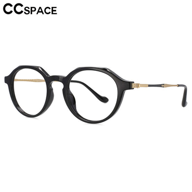 53753 Retro Oval Anti Blue Light Optical Glasses Frames Men Women Plastic Titanium Computer Eyeglasses
