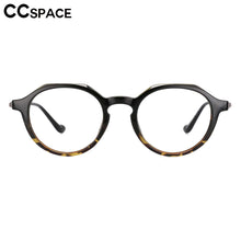 Load image into Gallery viewer, 53753 Retro Oval Anti Blue Light Optical Glasses Frames Men Women Plastic Titanium Computer Eyeglasses