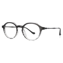Load image into Gallery viewer, 53753 Retro Oval Anti Blue Light Optical Glasses Frames Men Women Plastic Titanium Computer Eyeglasses