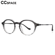 Load image into Gallery viewer, 53753 Retro Oval Anti Blue Light Optical Glasses Frames Men Women Plastic Titanium Computer Eyeglasses