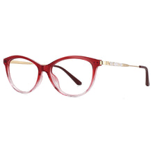 Load image into Gallery viewer, 53754 Cat Eye Lady Anti Blue Light  Glasses Frames Women TR90 Computer Eyeglasses