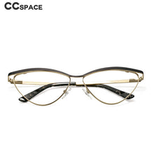Load image into Gallery viewer, 53758 Sexy Cat Eye Optical Metal Glasses Frames Women Computer Eyeglasses