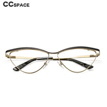 Load image into Gallery viewer, 53758 Sexy Cat Eye Optical Metal Glasses Frames Women Computer Eyeglasses