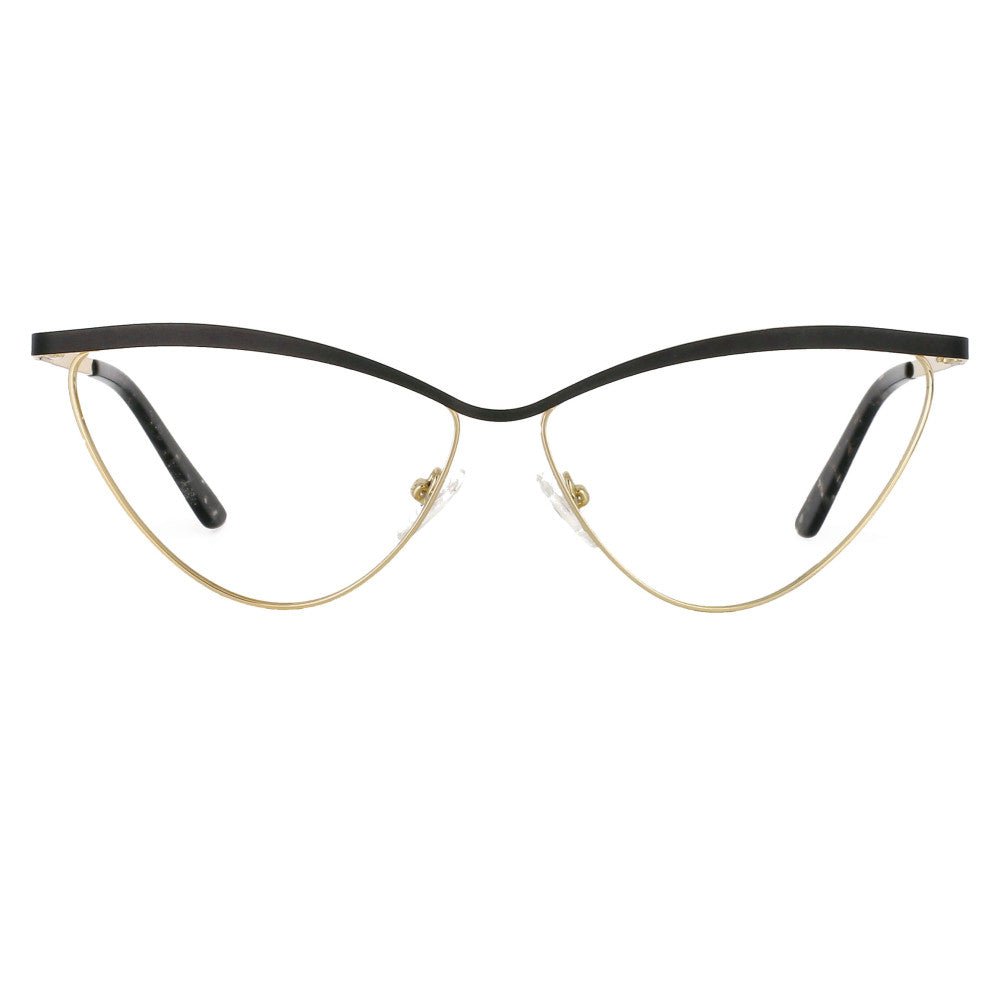 53758 Sexy Cat Eye Optical Metal Glasses Frames Women Computer Eyeglasses