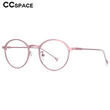 Load image into Gallery viewer, 53759 Round Metal Optical Glasses Frames Men Women Anti Blue Light Computer Eyeglasses