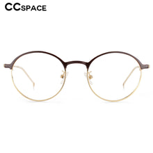 Load image into Gallery viewer, 53759 Round Metal Optical Glasses Frames Men Women Anti Blue Light Computer Eyeglasses