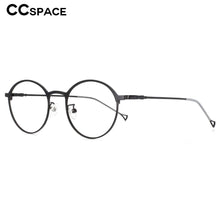 Load image into Gallery viewer, 53759 Round Metal Optical Glasses Frames Men Women Anti Blue Light Computer Eyeglasses