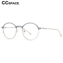 Load image into Gallery viewer, 53759 Round Metal Optical Glasses Frames Men Women Anti Blue Light Computer Eyeglasses