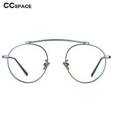 Load image into Gallery viewer, 53761 Retro Round Anti Blue Light Metal Optical Glasses Frames Men Women Computer Eyeglasses
