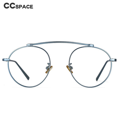 53761 Retro Round Anti Blue Light Metal Optical Glasses Frames Men Women Computer Eyeglasses