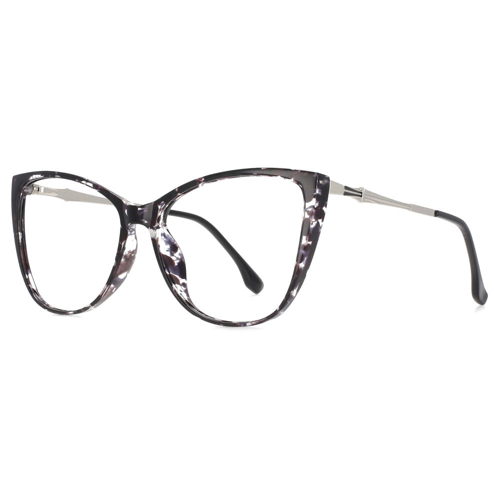 53764 TR90 Square Cat Eye Anti Blue Light Optical Glasses Frames Men Women Computer Eyeglasses