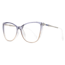 Load image into Gallery viewer, 53764 TR90 Square Cat Eye Anti Blue Light Optical Glasses Frames Men Women Computer Eyeglasses