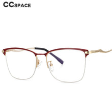 Load image into Gallery viewer, 53768 Half Frame Optical Eyebrow Glasses Frames Men Women Anti Blue Light Computer Eyeglasses