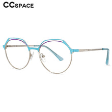 Load image into Gallery viewer, 53776 Cat Eye Anti Blue Light Optical Metal Eyebrow Glasses Frames Women Computer Eyeglasses