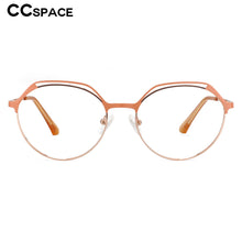 Load image into Gallery viewer, 53776 Cat Eye Anti Blue Light Optical Metal Eyebrow Glasses Frames Women Computer Eyeglasses