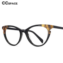 Load image into Gallery viewer, 53793 Retro Leopard Splicing Acetate Glasses Frames Men Women Reading Eyeglasses