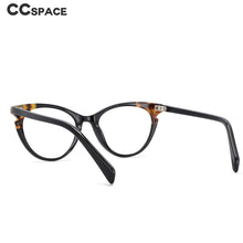 Load image into Gallery viewer, 53793 Retro Leopard Splicing Acetate Glasses Frames Men Women Reading Eyeglasses