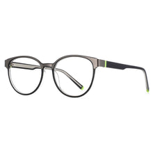 Load image into Gallery viewer, 53809 Retro Acetate Metal Splicing Glasses Frames Round Men Women Reading Eyeglasses