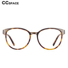 Load image into Gallery viewer, 53809 Retro Acetate Metal Splicing Glasses Frames Round Men Women Reading Eyeglasses
