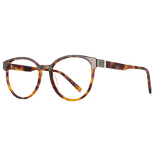 Load image into Gallery viewer, 53809 Retro Acetate Metal Splicing Glasses Frames Round Men Women Reading Eyeglasses