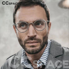 Load image into Gallery viewer, 53813 Retro Anti Blue Light Round Optical Metal Glasses Frames Men Women Computer Eyeglasses