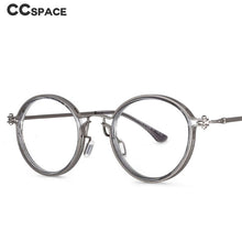 Load image into Gallery viewer, 53813 Retro Anti Blue Light Round Optical Metal Glasses Frames Men Women Computer Eyeglasses