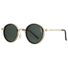 Load image into Gallery viewer, 53813 Retro Punk Sunglasses Metal Round Glasses Frame Men Women Shades Uv400 Vintage Glasses