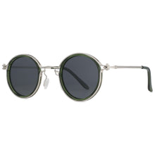 Load image into Gallery viewer, 53813 Retro Punk Sunglasses Metal Round Glasses Frame Men Women Shades Uv400 Vintage Glasses