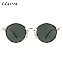 Load image into Gallery viewer, 53813 Retro Punk Sunglasses Metal Round Glasses Frame Men Women Shades Uv400 Vintage Glasses